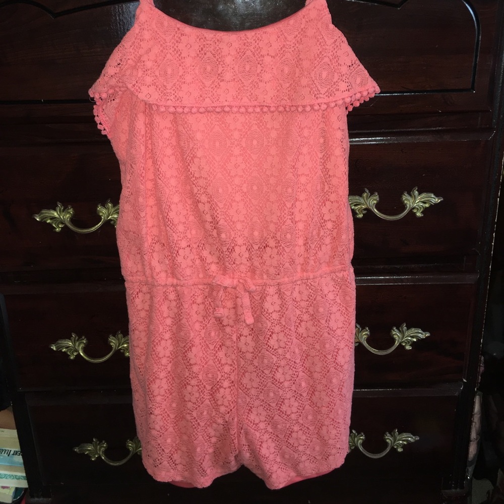 Peach romper